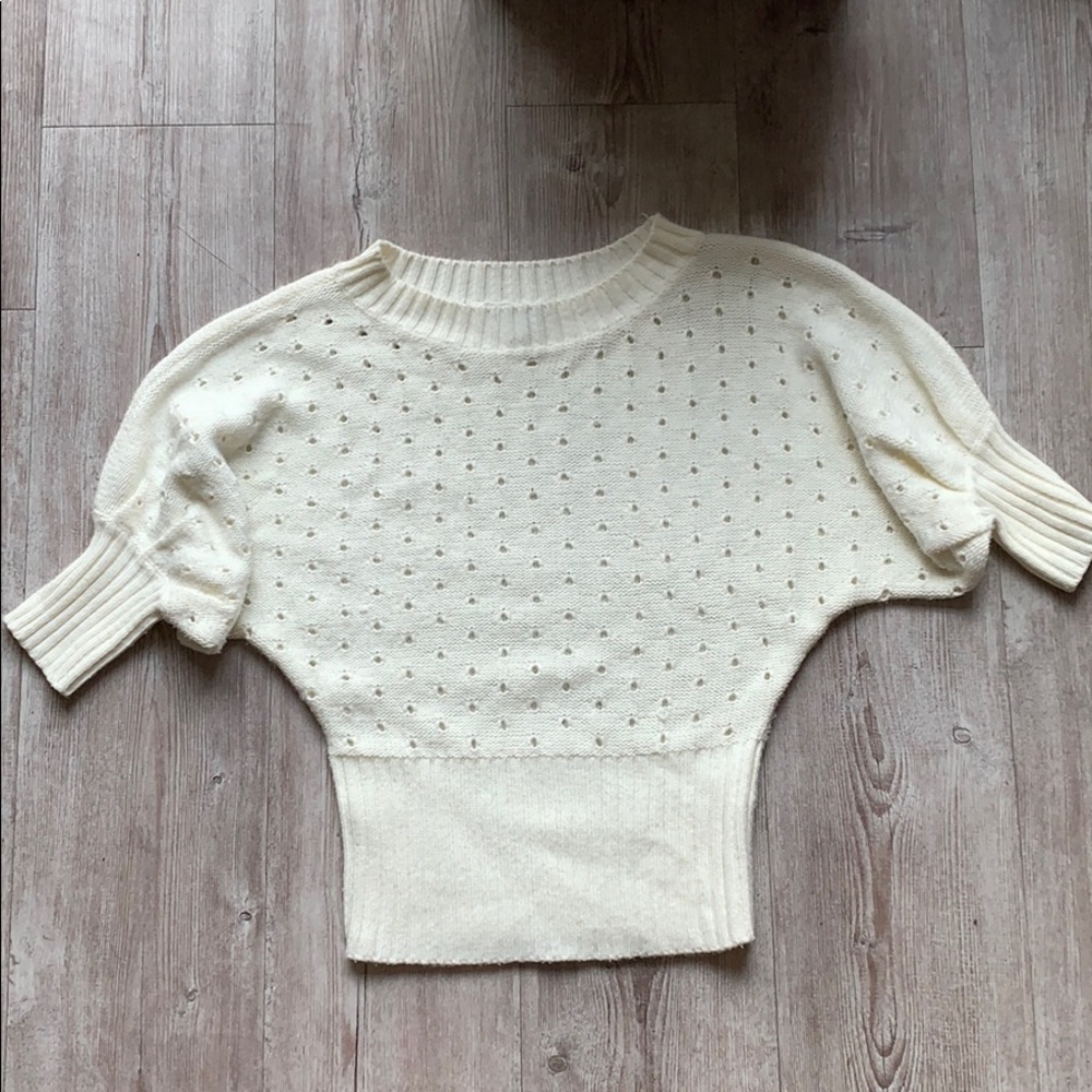 •3 for $10 Sale•Takeout Open Eyelet Sweater